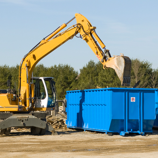 what happens if the residential dumpster is damaged or stolen during rental in Troy